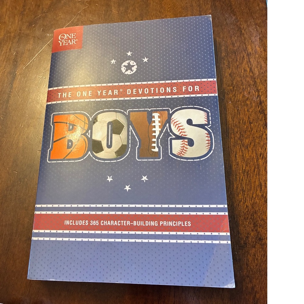 The One Year Devotions for Boys 365 Character Building Principles Paperback Book
